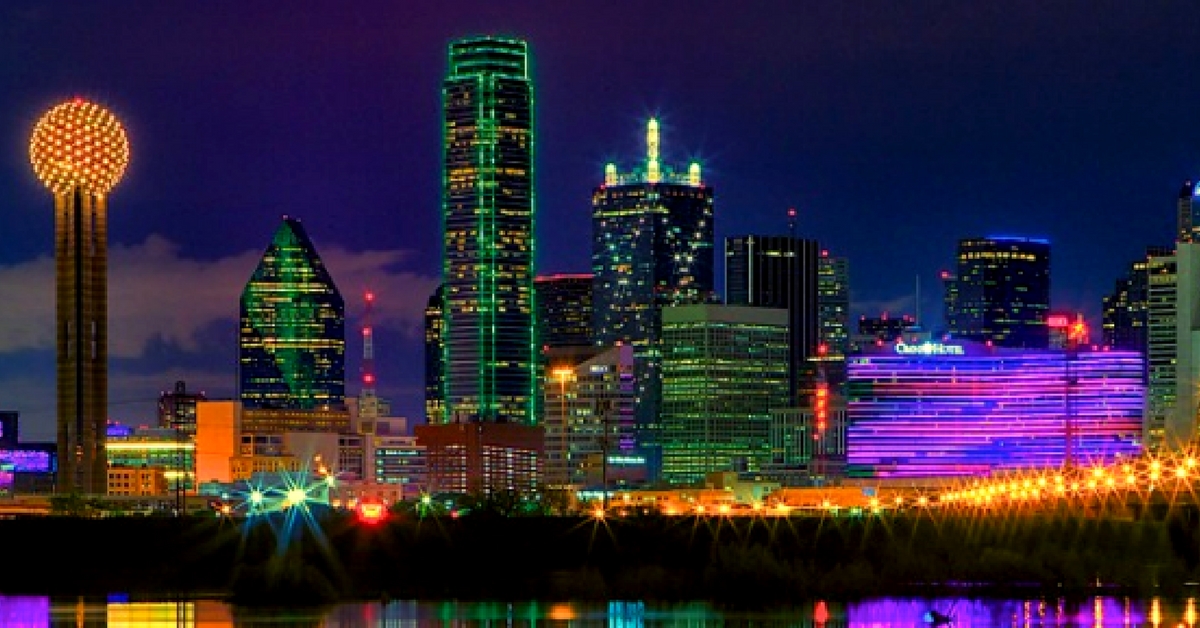 Dallas Buildings at night