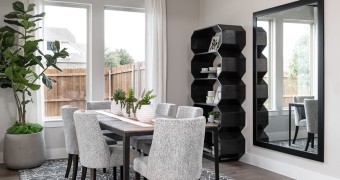 dining room by TriPointe Homes at Woodcreek